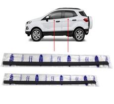 Par de Pestanas Externas Lado Esquerdo Dianteira e Traseira Nova Ecosport 2013 a 2020 Par de Pestanas Externas Lado Esquerdo Dianteira e Traseira Nova Ecosport 2013 a 2020