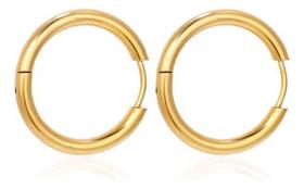 Par De Piercing Argola Clicker Orelha Septo Helix Daith 12mm