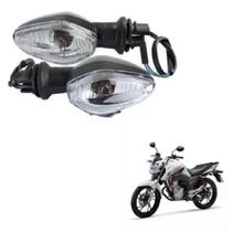 Par De Pisca Cristal ou Fumê Seta Titan Fan Moto 125 150 160 2014 á 2024 Par De Pisca Cristal ou Fumê Seta Titan Fan Moto 125 150 160 2014 á 2024