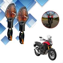 Par de Pisca Dianteiro Lado Direito e Lado Esquerdo CB 500X 2014 2015 2016 2017 2018 2019 2020 2021 Par de Pisca Dianteiro Lado Direito e Lado Esquerdo CB 500X 2014 2015 2016 2017 2018 2019 2020 2021