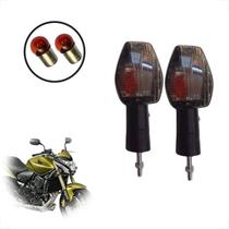 Par de Pisca Seta com Lâmpada CBR 600 Hornet 2006 2007 2008 2009 2010 2011 2012 2013 2014