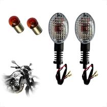 Par de Pisca Seta com Lâmpada Completo Yamaha XT 660r 2005 2006 2007 2008 2009 2010 até 2018 Par de Pisca Seta com Lâmpada Completo Yamaha XT 660r 2005 2006 2007 2008 2009 2010 até 2018