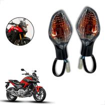 Par de Pisca Seta Com Lâmpada Traseiro Lado Direito e Lado Esquerdo Honda NC 700 2012 2013 2014 Par de Pisca Seta Com Lâmpada Traseiro Lado Direito e Lado Esquerdo Honda NC 700 2012 2013 2014