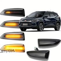 Par de Pisca Seta Dinâmica Sequencial Chevrolet Tracker sinal repetidor ano 2020 2021 2022 2023 2024 SUV Turbo Para-lama
