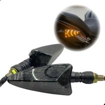 Par De Pisca Seta Led Universal Triangular Âmbar Para Moto Par De Pisca Seta Led Universal Triangular Âmbar Para Moto