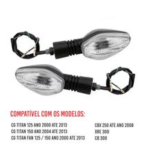 Par De Pisca Seta Nxr Bros 150 160 Cg Cbx Xre Com Lampada
