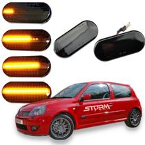 Par de Pisca Seta Sequencial Renault Clio dinâmica luz led Expression sinal repetidor Campus Authentique 1.0 1.6 Privilège Alizé Plus Hi-power