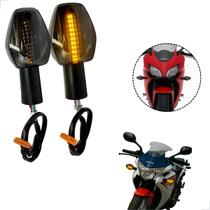 Par de Piscas Seta Led Sequencial Completo CBR 600 Hornet 2009 2010 2011 2012 2013 2014