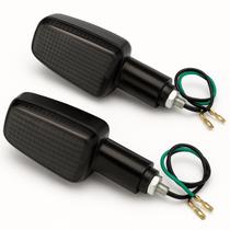 Par de Piscas Seta Moto Honda CG Titan 125 150 Lente Fumê Resistente com Instalação Rápida