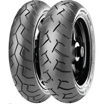 Par de pneu 100/90-12 59l + 110/90-12 64l pirelli diablo scooter uso sem camara yamaha fluo 125