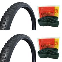 Par De Pneu 26x1.95 Levorim Ex 50-559 + 2 Câmera 26 Premium Par De Pneu 26x1.95 Levorim Ex 50-559 + 2 Câmera 26 Premium