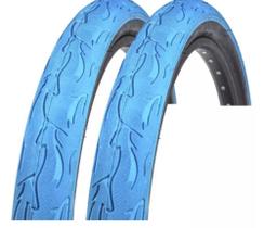 Par de pneu 26x2.50 azul