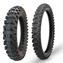 Par De Pneu Borilli Mx77 120/100-18 e 80/100-21