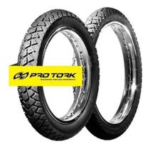 Par De Pneu Honda Bros 125 150 160 Xre 190 90/90-19 + 110/90-17 Novo - Pro Tork