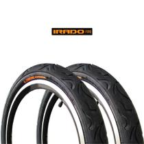Par De Pneu Para Bicicleta Bike Aro 20 Irado Fire Slick Bmx Cross Urbano 20x2.125 Tipo Flame Balão
