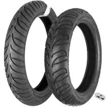 Par de Pneu Para Moto Sportíssimo II 120/70-14 Traseiro e 100/80-14 Dianteiro Maggion Para Uso Sem Câmara + 2 Válvulas