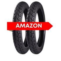Par de pneu titan 150 cg 125 traseiro e dianteiro extreme - AMAZON PNEUS