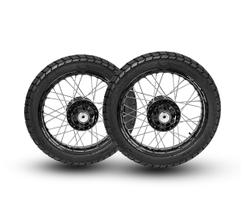 Par de Pneus 120/90-17 + 90/90-19 Parrudo G2 Cinborg Par de Pneus 120/90-17 + 90/90-19 Parrudo G2 Cinborg