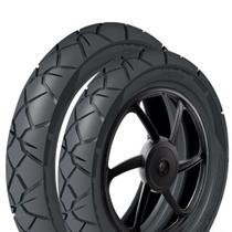 Par De Pneus 90/90-21 + 110/90-17 Parrudo Para Bros Xre