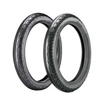 Par de pneus vipal moto street st200 80/100-14 (t) + 60/100-17 (d) c/c biz-pop-crypton-dream