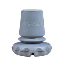 Par de Ponteiras 3/4" Articulada para Muletas Mercur BC1535 Cor:Cinza