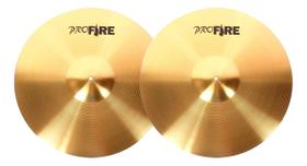Par de prato para bateria hi hat pro fire 14'' alloy 289