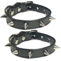 Par de Pulseira bracelete Couro Spike Acessório Dark Fashion Grunge Gótico Rock Punk