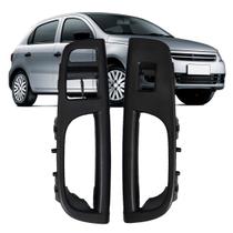 Par de Puxador Moldura Portas Dianteiras Compatível Vw Gol Voyage G5 2008 2009 2010 2011 2012 Preto Par de Puxador Moldura Portas Dianteiras Compatível Vw Gol Voyage G5 2008 2009 2010 2011 2012 Preto
