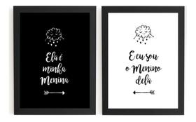 Par De Quadros Romanticos Perfeito Para Dia Dos Namorados