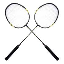 Par De Raquete De Badminton Tênis e Squash Jogue Na Praia Clube Quintal Quadra LE-6404