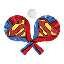 Par de Raquetes para Tênis de Mesa com Bolinha 24,5x13,5 Mdf Madeira Adesivado Par de Raquetes para Tênis de Mesa com Bolinha 24,5x13,5 Mdf Madeira Adesivado