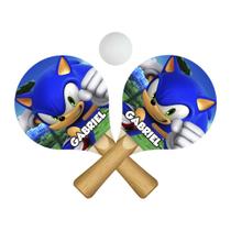 Par de Raquetes para Tênis de Mesa Personalizado com Nome + Bolinha 24,5x13,5 Mdf Madeira Adesivado Par de Raquetes para Tênis de Mesa Personalizado com Nome + Bolinha 24,5x13,5 Mdf Madeira Adesivado