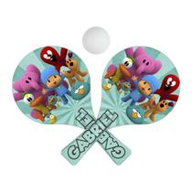 Par de Raquetes para Tênis de Mesa Personalizado com Nome + Bolinha 24,5x13,5 Mdf Madeira Adesivado Par de Raquetes para Tênis de Mesa Personalizado com Nome + Bolinha 24,5x13,5 Mdf Madeira Adesivado