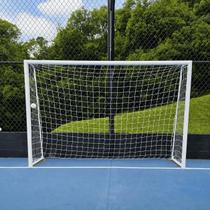 Par de Rede para Trave de Gol Futsal Fio 2 Caixote Seda Futebol de Salão Par de Rede para Trave de Gol Futsal Fio 2 Caixote Seda Futebol de Salão