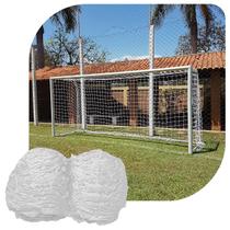 Par de Rede para Trave de Gol Futsal Fio 4 Caixote Seda Futebol de Salão - Gismar Redes