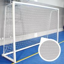 Par de Redes para Traves de Gol Futsal Véu Fio 2mm - Gismar