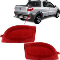 Par De Refletor Do Parachoque Strada 14 A 17 Vermelho Ld Le Par De Refletor Do Parachoque Strada 14 A 17 Vermelho Ld Le