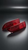 Par de Refletor Olho de Gato Vermelho para Para-choque Par de Refletor Olho de Gato Vermelho para Para-choque
