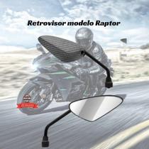 Par de retrovisor esportivo moto modelo Raptor Par de retrovisor esportivo moto modelo Raptor