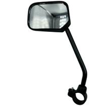 Par de Retrovisor Retangular Espelho Refletor Preto