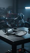 Par de Retrovisores Moto Haste Fixa Lente Convexa