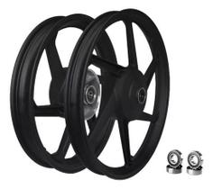 Par De Roda Liga Leve 6 Palitos Biz 125 06 Á 21 C/rolamento