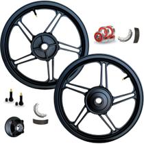 Par De Roda Liga Leve Tambor Cg 125 Titan 09/23 Ks/kse/fan Fabreck fabricação Nacional Par De Roda Liga Leve Tambor Cg 125 Titan 09/23 Ks/kse/fan Fabreck fabricação Nacional