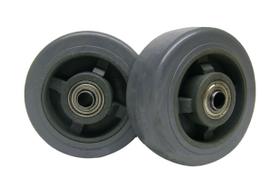 Par De Rodas 5x2 Termoplásticas P/ Carrinhos, Rodízios, Etc. - T5X2R12