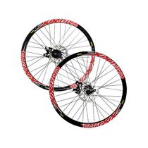 Par de Rodas Aro 26 Vzan VMaxx Disc Preto c/ Freio a Disco