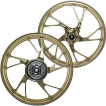 Par de rodas de alumínio liga leve freio a disco CG150 CG160 Fan Titan ESD EX 2014 em diante rolamentos pé de galinha Par de rodas de alumínio liga leve freio a disco CG150 CG160 Fan Titan ESD EX 2014 em diante rolamentos pé de galinha