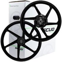 Par de rodas de alumínio liga leve freio a disco NXR160 Bros ESDD XRE190 com rolamentos Scud