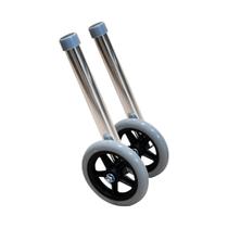 Par de Rodas Dianteiras do Andador modelo D10 para 130 kg - Dellamed