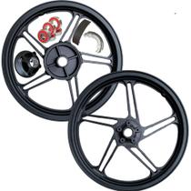 Par De Rodas Liga Leve Disco Honda Cg 125 Fan 2009 Ate 2024 Fabreck Premium