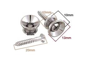 Par de Roldanas p/ Correia Violão Cromada